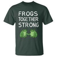 Frogs Together Strong T Shirt Free Portland Oregon Unity Meme - Wonder Print Shop