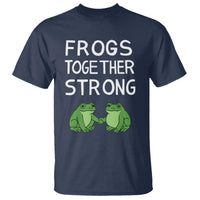 Frogs Together Strong T Shirt Free Portland Oregon Unity Meme - Wonder Print Shop