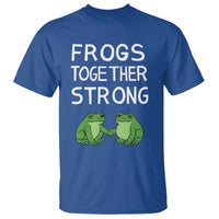 Frogs Together Strong T Shirt Free Portland Oregon Unity Meme - Wonder Print Shop