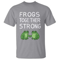 Frogs Together Strong T Shirt Free Portland Oregon Unity Meme - Wonder Print Shop
