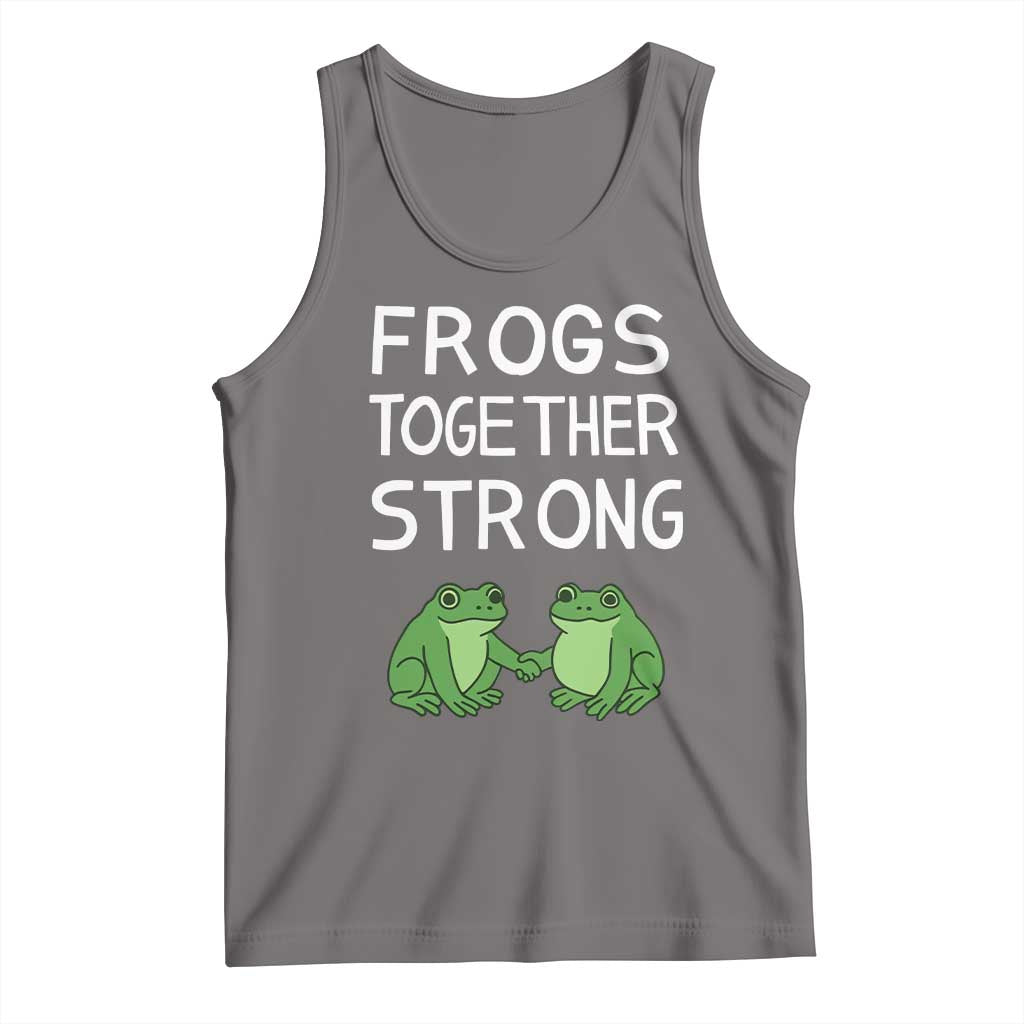 Frogs Together Strong Tank Top Free Portland Oregon Unity Meme - Wonder Print Shop