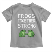 Frogs Together Strong Toddler T Shirt Free Portland Oregon Unity Meme - Wonder Print Shop