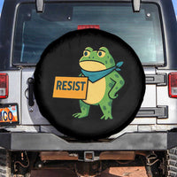 Retro Frog Resist Spare Tire Cover Free Portland Oregon Funny Cartoon Graphic - Wonder Print Shop