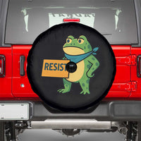Retro Frog Resist Spare Tire Cover Free Portland Oregon Funny Cartoon Graphic - Wonder Print Shop