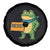 Retro Frog Resist Spare Tire Cover Free Portland Oregon Funny Cartoon Graphic - Wonder Print Shop