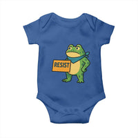 Retro Frog Resist Baby Onesie Free Portland Oregon Funny Cartoon Graphic - Wonder Print Shop