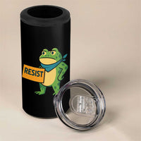 Retro Frog Resist 4 in 1 Can Cooler Tumbler Free Portland Oregon Funny Cartoon Graphic - Wonder Print Shop