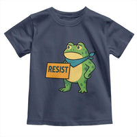 Retro Frog Resist Toddler T Shirt Free Portland Oregon Funny Cartoon Graphic - Wonder Print Shop