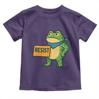 Retro Frog Resist Toddler T Shirt Free Portland Oregon Funny Cartoon Graphic - Wonder Print Shop