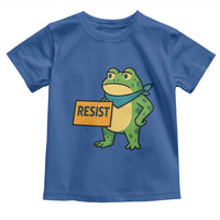 Retro Frog Resist Toddler T Shirt Free Portland Oregon Funny Cartoon Graphic - Wonder Print Shop