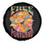 Retro Free Portland Patriotic Spare Tire Cover Oregon Freedom Trippy 70s Mushroom Graphic - Wonder Print Shop