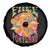 Retro Free Portland Patriotic Spare Tire Cover Oregon Freedom Trippy 70s Mushroom Graphic - Wonder Print Shop