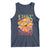 Retro Free Portland Patriotic Tank Top Oregon Freedom Trippy 70s Mushroom Graphic - Wonder Print Shop