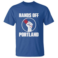 Hands Off Portland T Shirt Rose Fist Oregon Freedom Fighter - Wonder Print Shop