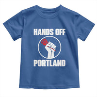 Hands Off Portland Toddler T Shirt Rose Fist Oregon Freedom Fighter - Wonder Print Shop