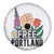 Free Portland Raised Fist Spare Tire Cover Patriotic Oregon Freedom Floral Justice - Wonder Print Shop