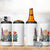 Free Portland Raised Fist 4 in 1 Can Cooler Tumbler Patriotic Oregon Freedom Floral Justice - Wonder Print Shop