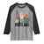Free Portland Raised Fist Raglan Shirt Patriotic Oregon Freedom Floral Justice - Wonder Print Shop