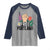 Free Portland Raised Fist Raglan Shirt Patriotic Oregon Freedom Floral Justice - Wonder Print Shop