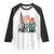 Free Portland Raised Fist Raglan Shirt Patriotic Oregon Freedom Floral Justice - Wonder Print Shop