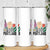 Free Portland Raised Fist Skinny Tumbler Patriotic Oregon Freedom Floral Justice - Wonder Print Shop