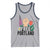 Free Portland Raised Fist Tank Top Patriotic Oregon Freedom Floral Justice - Wonder Print Shop