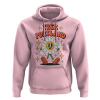Retro Daisy Free Portland Hoodie Oregon Freedom Fighter Flower Groovy Graphic - Wonder Print Shop