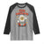 Retro Daisy Free Portland Raglan Shirt Oregon Freedom Fighter Flower Groovy Graphic - Wonder Print Shop