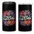 Retro Groovy Free Portland 4 in 1 Can Cooler Tumbler Oregon Freedom Fighter Peaceful Hippie 70s Style - Wonder Print Shop