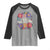 Retro Groovy Free Portland Raglan Shirt Oregon Freedom Fighter Peaceful Hippie 70s Style - Wonder Print Shop