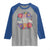 Retro Groovy Free Portland Raglan Shirt Oregon Freedom Fighter Peaceful Hippie 70s Style - Wonder Print Shop
