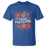 Retro Groovy Free Portland T Shirt Oregon Freedom Fighter Peaceful Hippie 70s Style - Wonder Print Shop