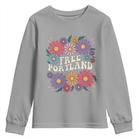 Retro Groovy Free Portland Youth Sweatshirt Oregon Freedom Fighter Peaceful Hippie 70s Style - Wonder Print Shop