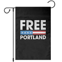 Free Portland Patriotic Garden Flag Bold Political Statement American Flag - Wonder Print Shop