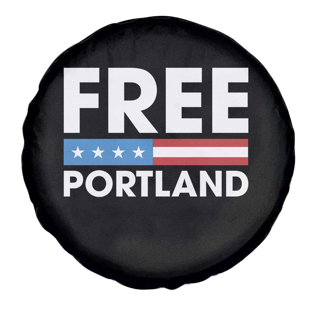Free Portland Patriotic Spare Tire Cover Bold Political Statement American Flag - Wonder Print Shop