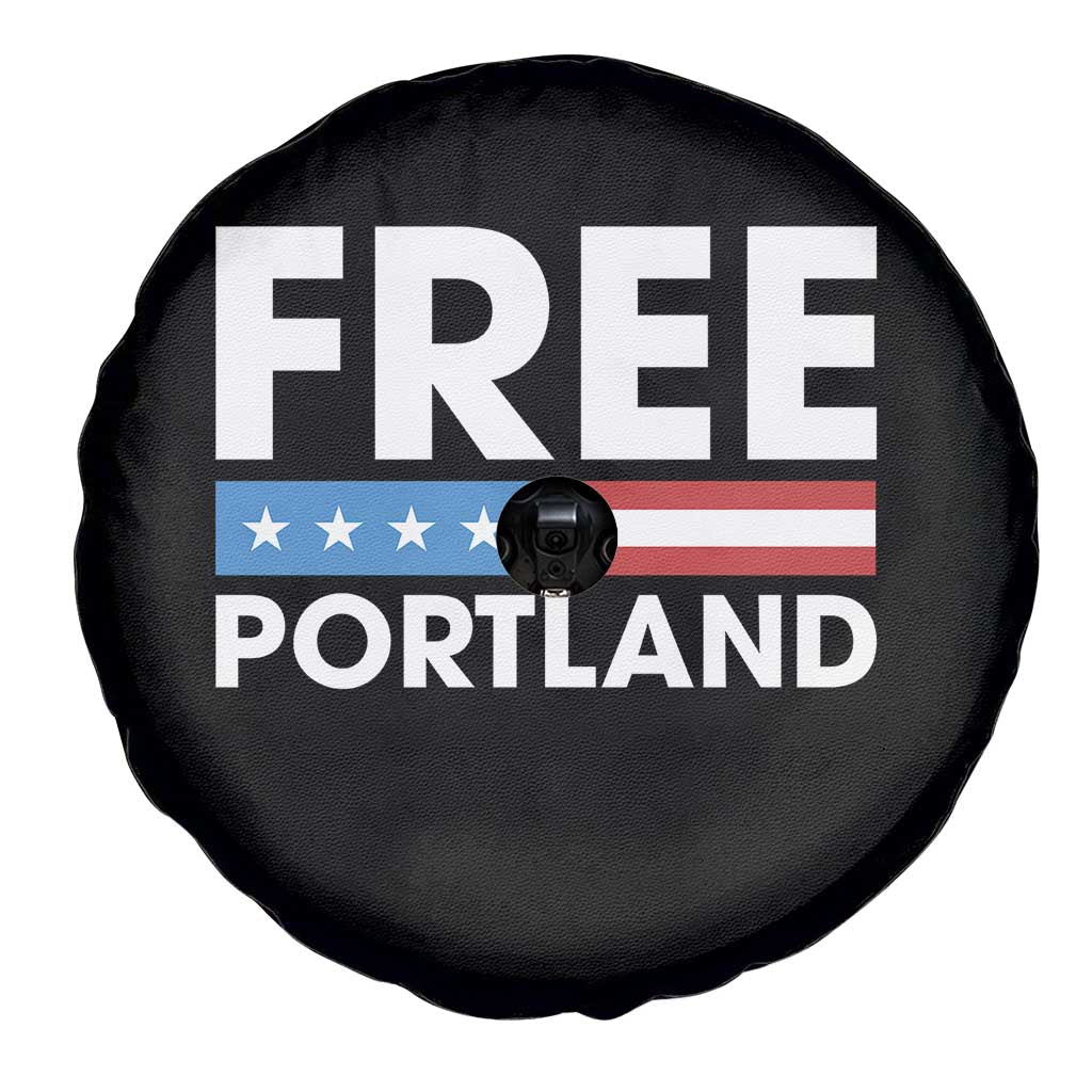 Free Portland Patriotic Spare Tire Cover Bold Political Statement American Flag - Wonder Print Shop