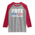 Free Portland Patriotic Raglan Shirt Bold Political Statement American Flag - Wonder Print Shop