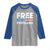 Free Portland Patriotic Raglan Shirt Bold Political Statement American Flag - Wonder Print Shop