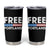 Free Portland Patriotic Tumbler Cup Bold Political Statement American Flag - Wonder Print Shop