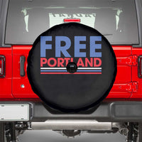 Free Portland Bold Patriotic Spare Tire Cover Red White and Blue Protest Statement - Wonder Print Shop