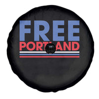 Free Portland Bold Patriotic Spare Tire Cover Red White and Blue Protest Statement - Wonder Print Shop