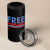 Free Portland Bold Patriotic 4 in 1 Can Cooler Tumbler Red White and Blue Protest Statement - Wonder Print Shop