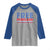Free Portland Bold Patriotic Raglan Shirt Red White and Blue Protest Statement - Wonder Print Shop
