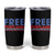 Free Portland Bold Patriotic Tumbler Cup Red White and Blue Protest Statement - Wonder Print Shop