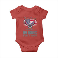 America Land of No Kings Baby Onesie Because of the Brave We The People Patriotic Eagle - Wonder Print Shop