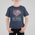 America Land of No Kings T Shirt For Kid Because of the Brave We The People Patriotic Eagle - Wonder Print Shop