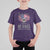 America Land of No Kings T Shirt For Kid Because of the Brave We The People Patriotic Eagle - Wonder Print Shop