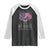 America Land of No Kings Raglan Shirt Because of the Brave We The People Patriotic Eagle - Wonder Print Shop