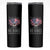 America Land of No Kings Skinny Tumbler Because of the Brave We The People Patriotic Eagle - Wonder Print Shop