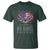 America Land of No Kings T Shirt Because of the Brave We The People Patriotic Eagle - Wonder Print Shop